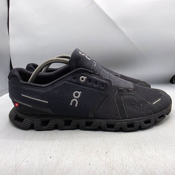 On Running Cloud 5 Mens 10.5 Black Athletic Shoes Walking Outdoors Lightweight - Picture 12 of 14